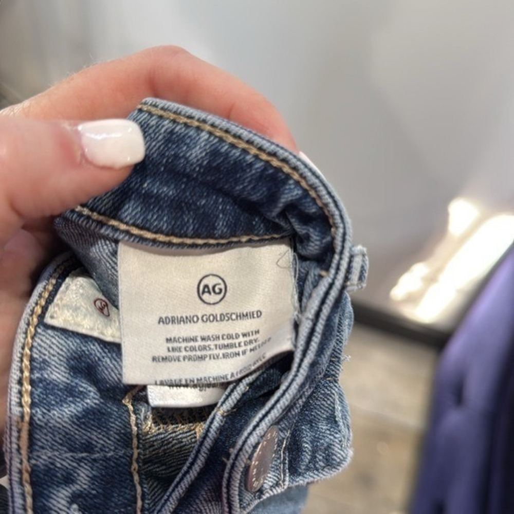 AG Jeans for Anthropologie High Rise Button‎ Fly Cropped Jeans - Picture 5 of 7